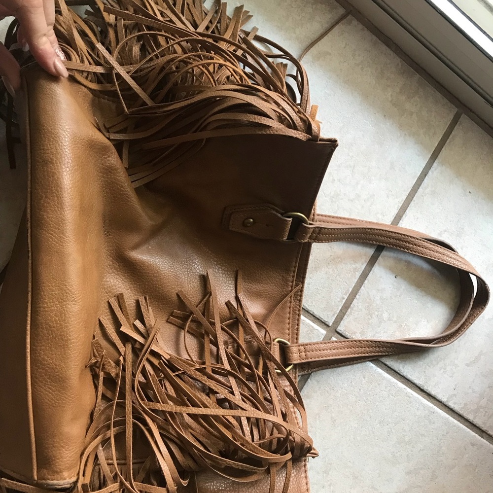 Fringe purse